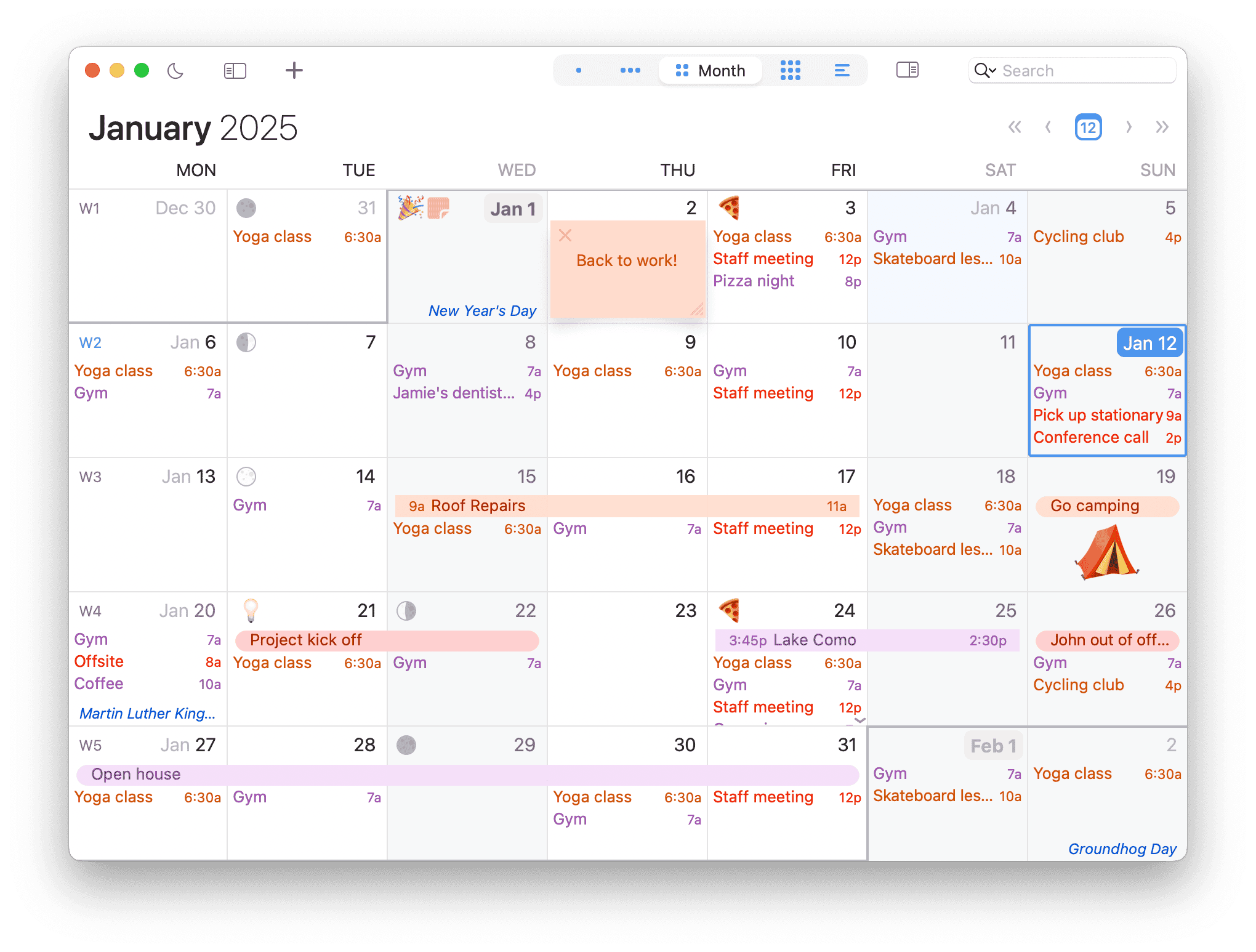 BusyCal app